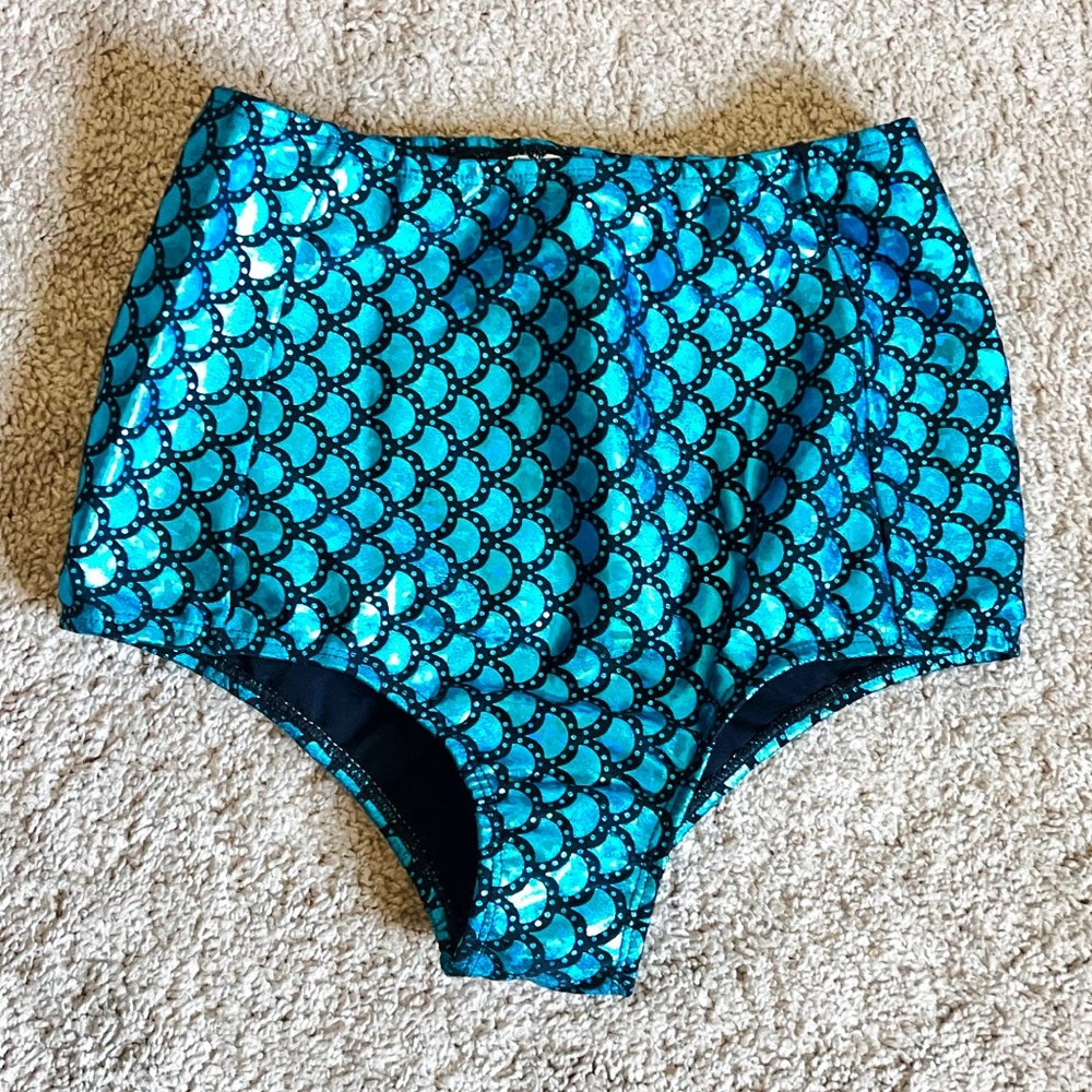 Mermaid scale bikini bottom